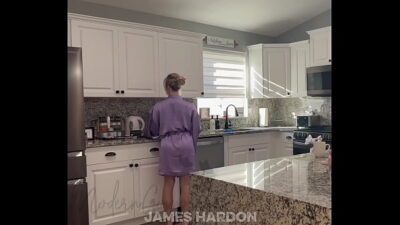 Blonde Hotwife cucks husband and takes creampie bbc